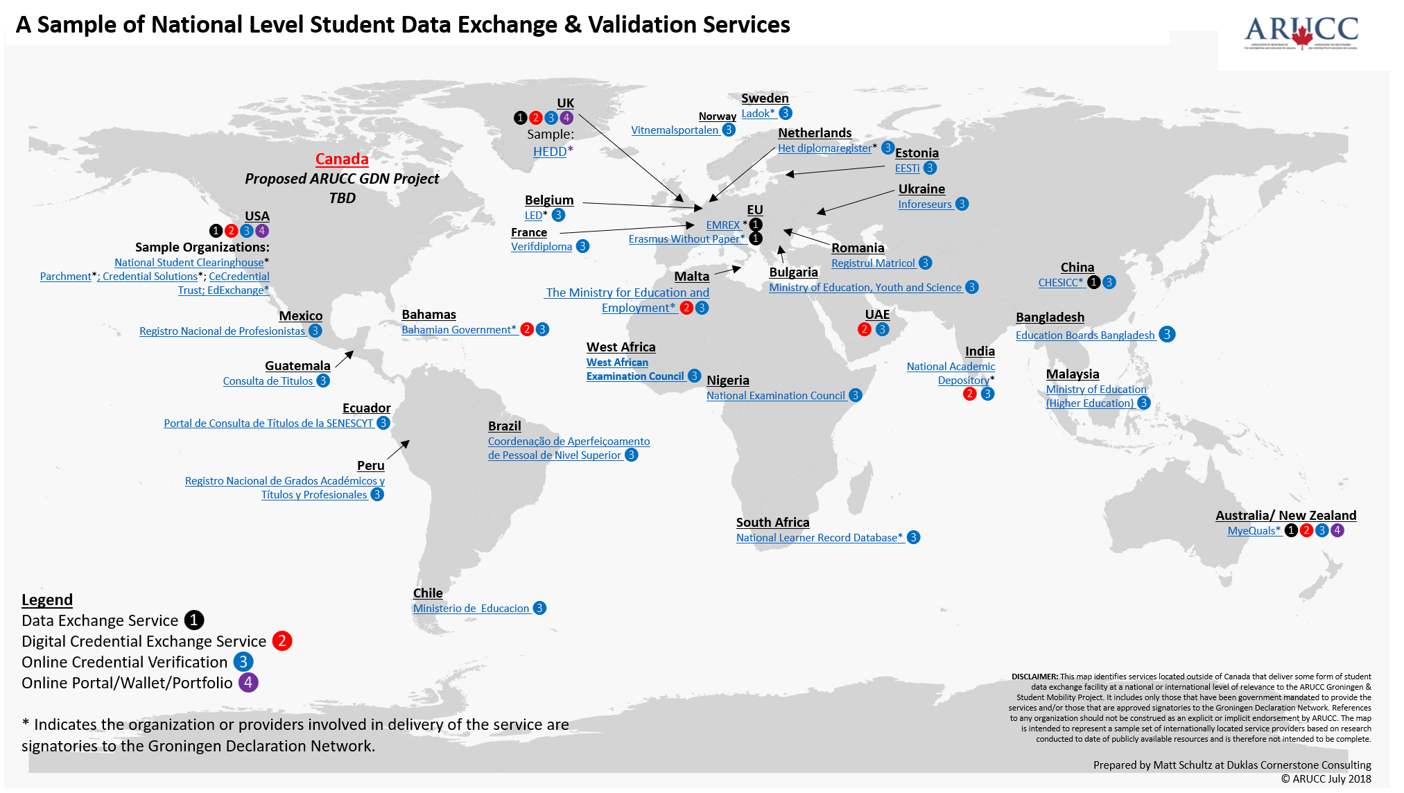 Global Map final as of Oct 15 2018 ARUCC GDN Project