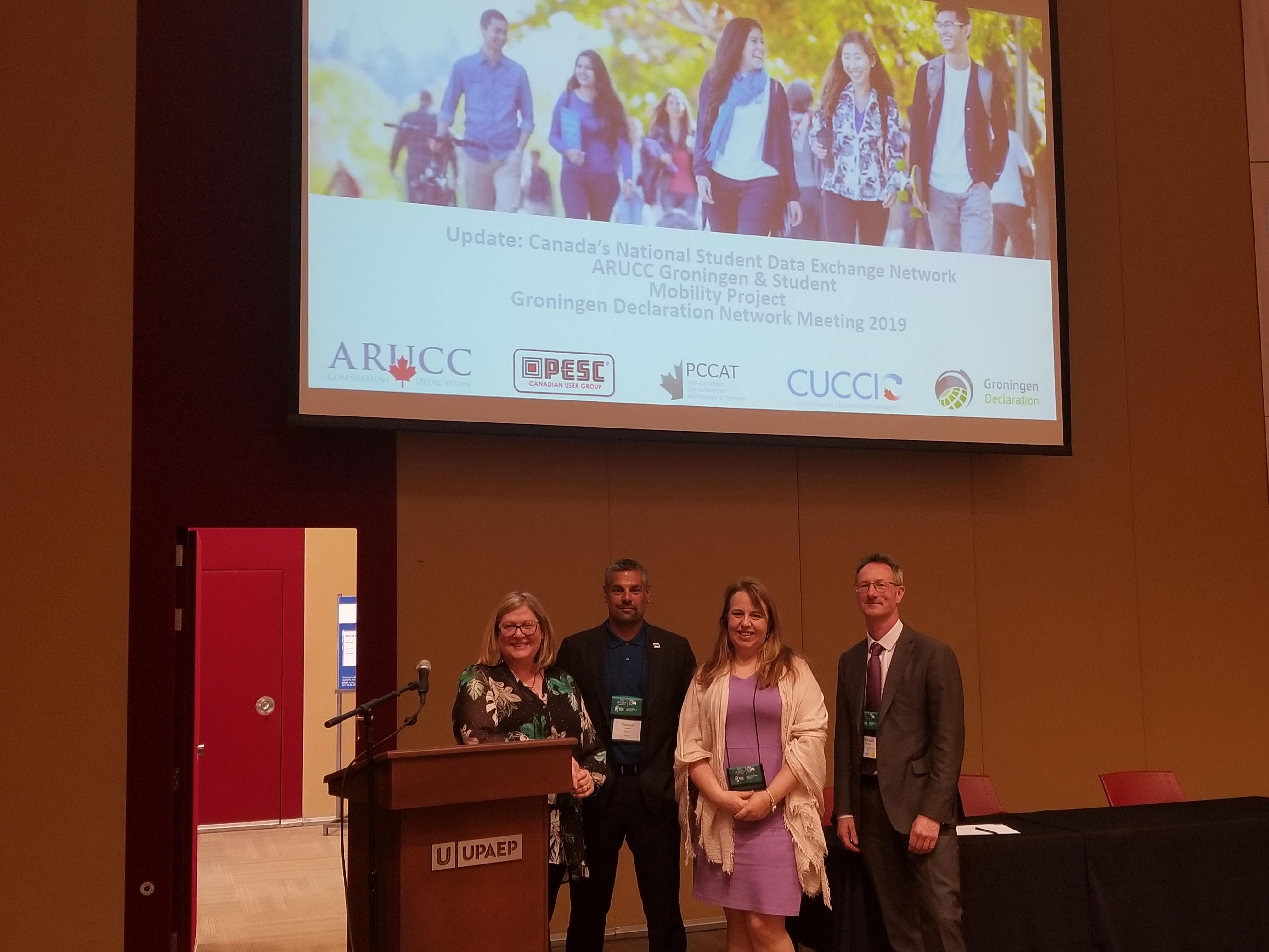 GDN 2019 Session presenters 2019 (L-R): Charmaine Hack, Romesh Vadivel, Julie Green, Rob Fleming